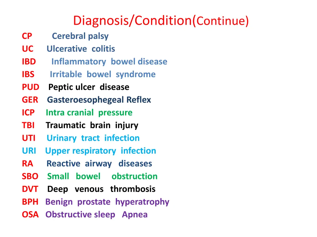 diagnosis condition continue cerebral palsy