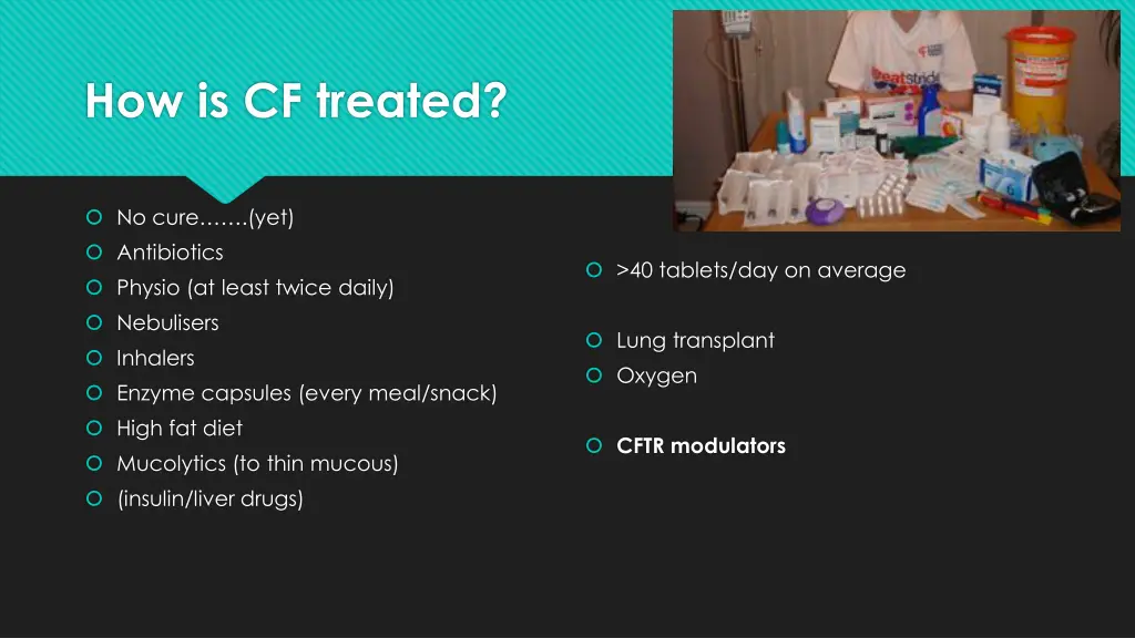 how is cf treated