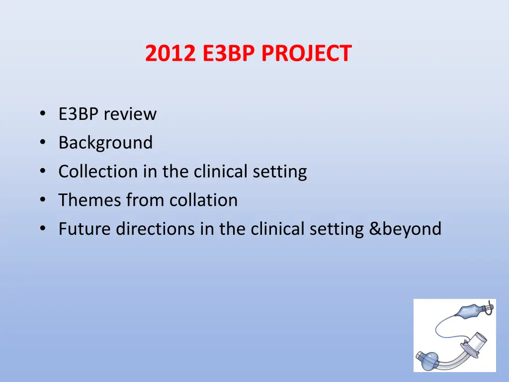 2012 e3bp project