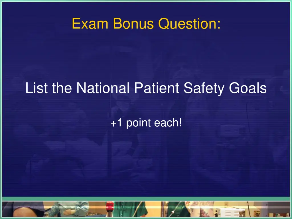 exam bonus question