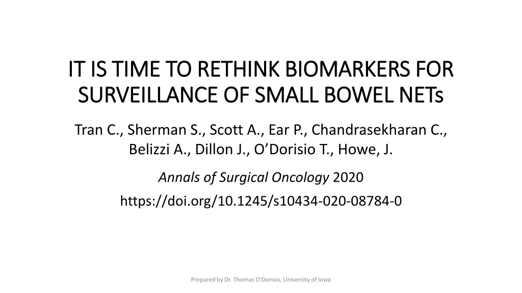 it is time to rethink biomarkers for it is time