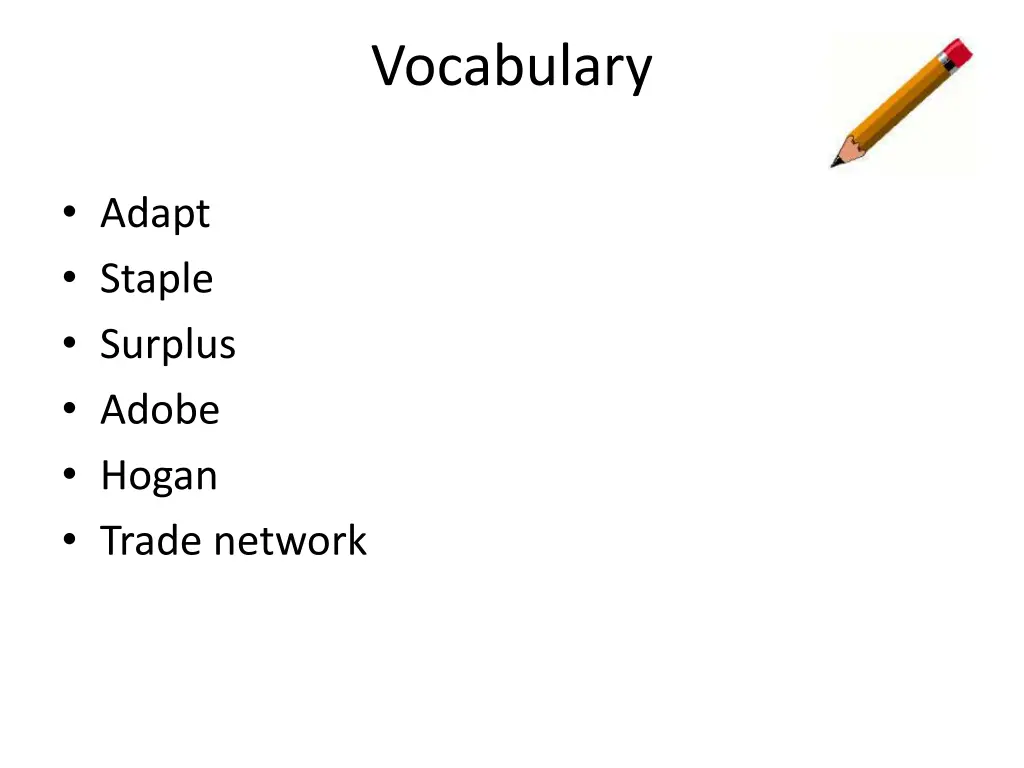 vocabulary