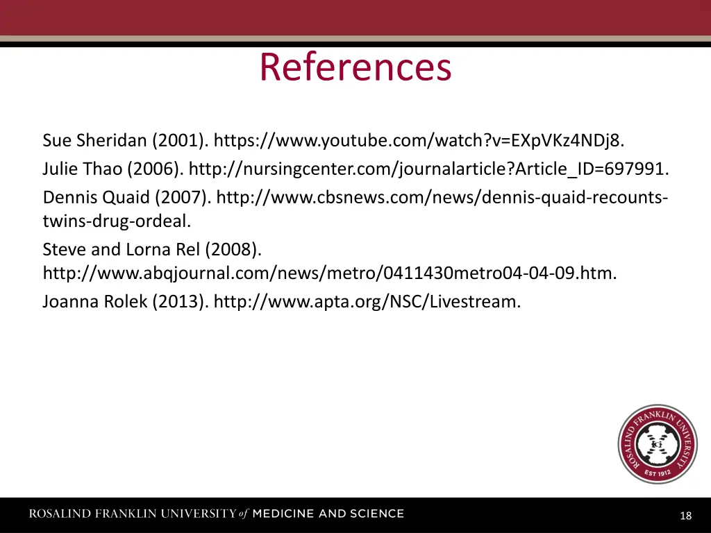 references