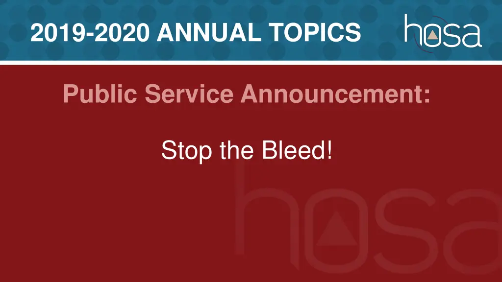 2019 2020 annual topics 2