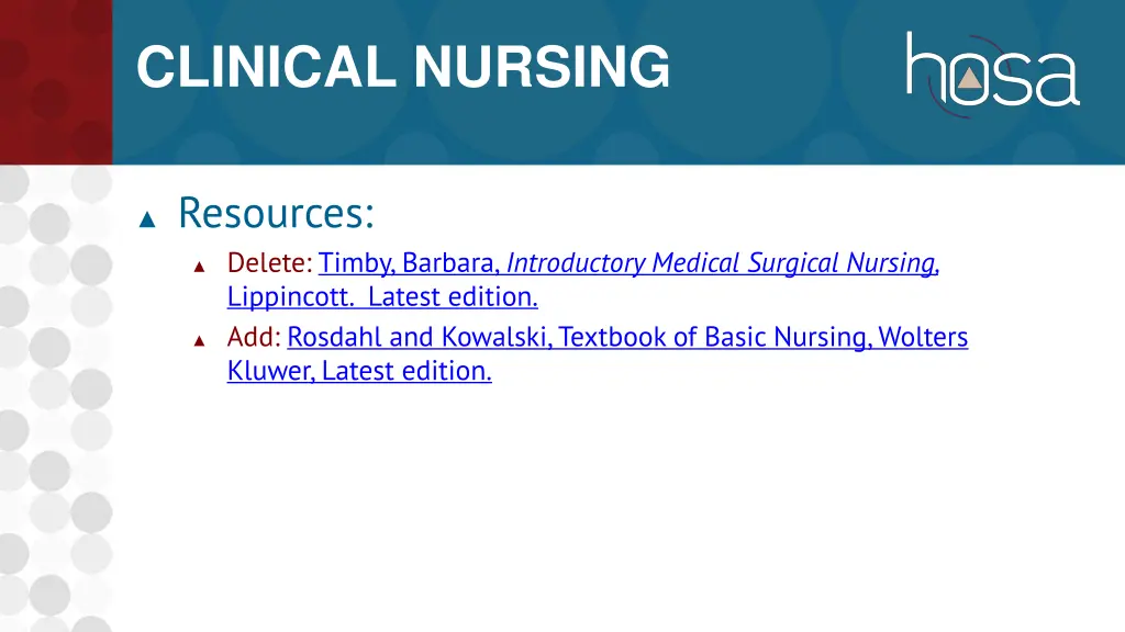 clinical nursing