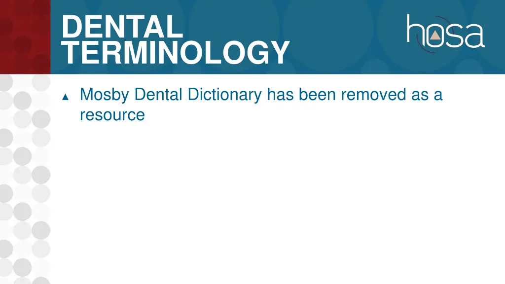 dental terminology