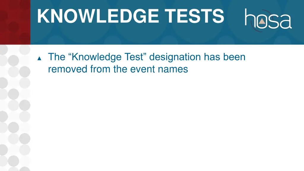 knowledge tests