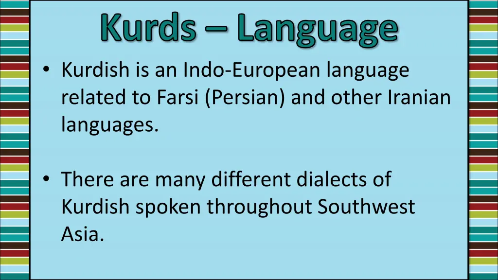 kurds language kurdish is an indo european