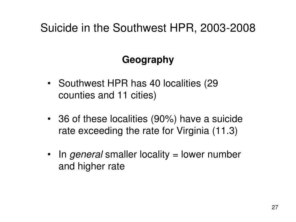 suicide in the southwest hpr 2003 2008 23