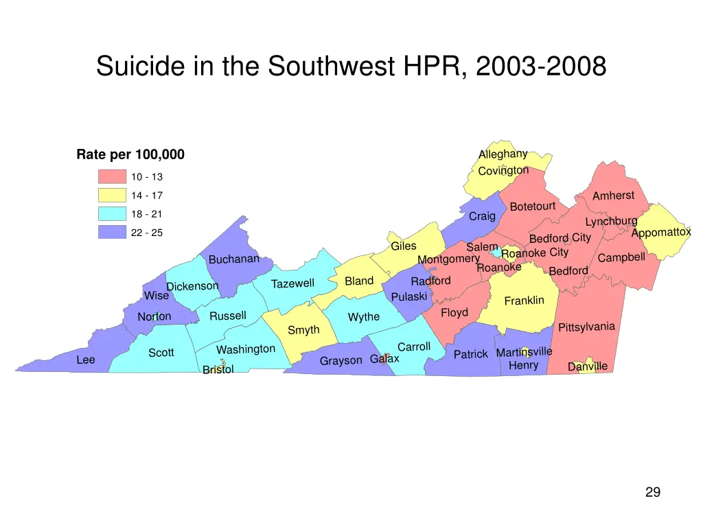 suicide in the southwest hpr 2003 2008 25