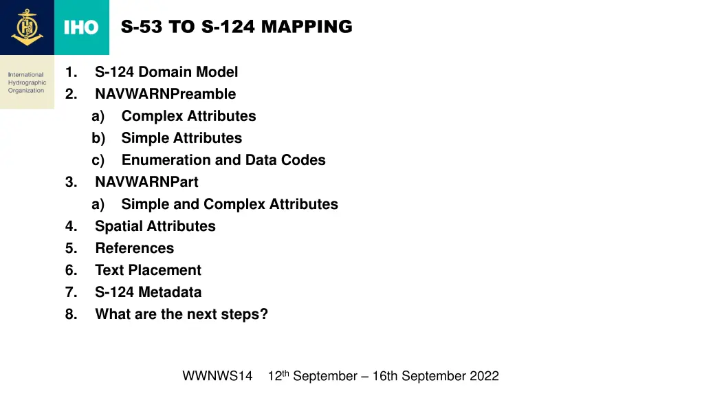 s 53 to s 124 mapping