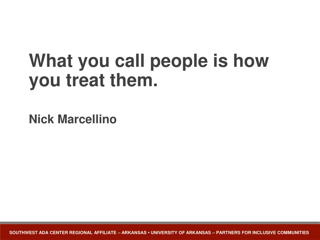 marcellino quote what you call people