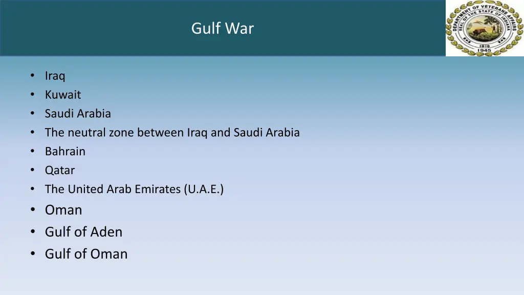 gulf war 9