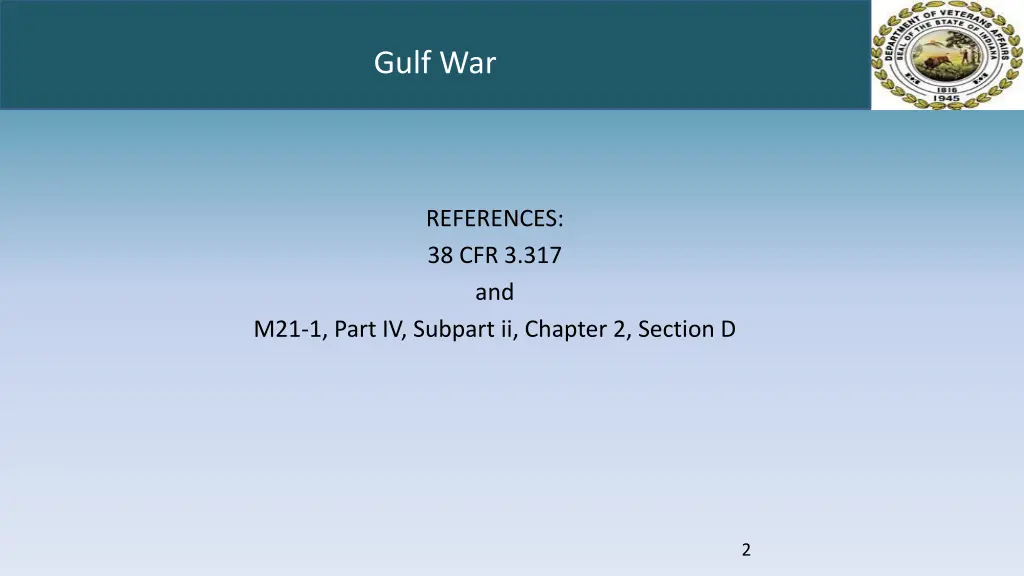 gulf war