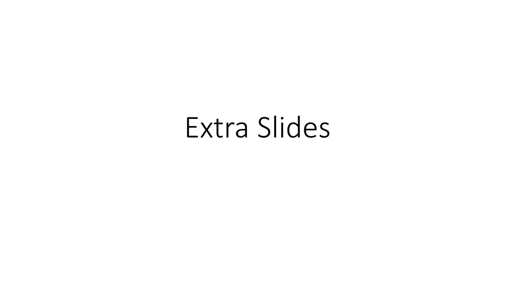 extra slides