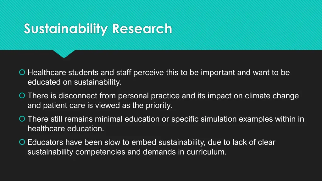 sustainability research