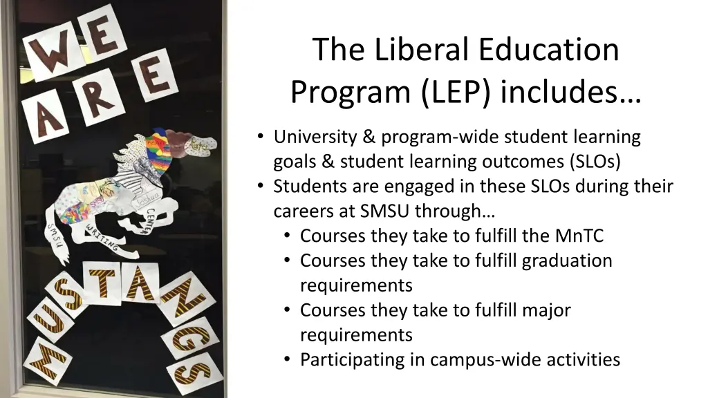 the liberal education program lep includes