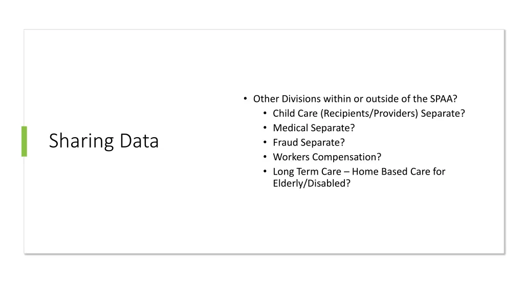 other divisions within or outside of the spaa