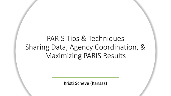 paris tips techniques sharing data agency