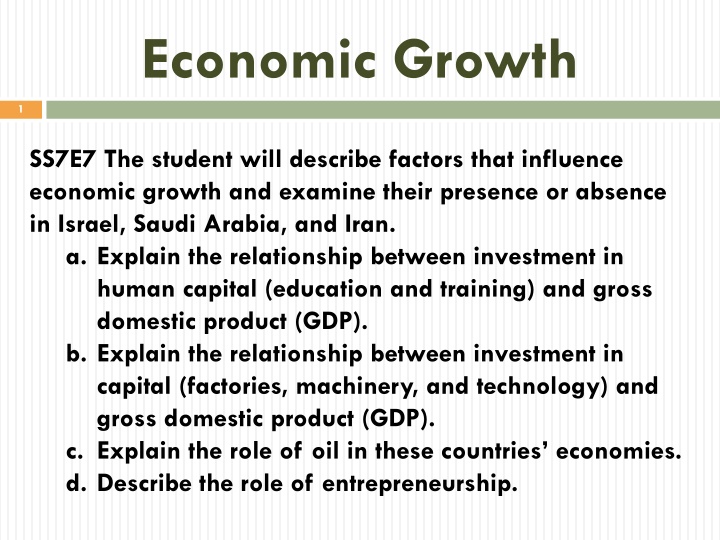 economic growth