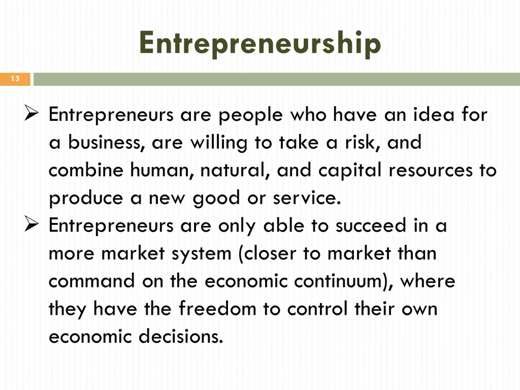 entrepreneurship