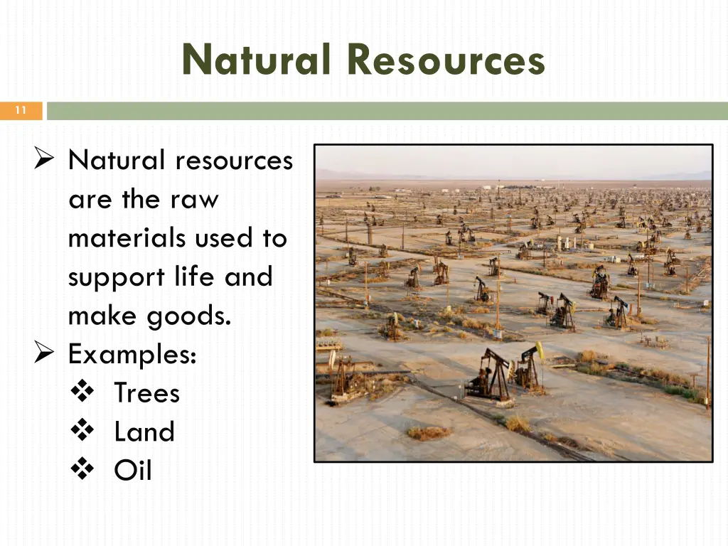 natural resources