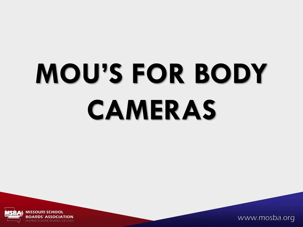 mou s for body cameras