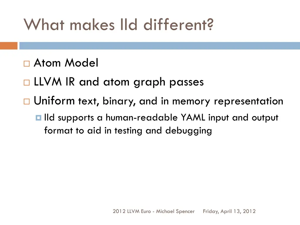 what makes lld different 2