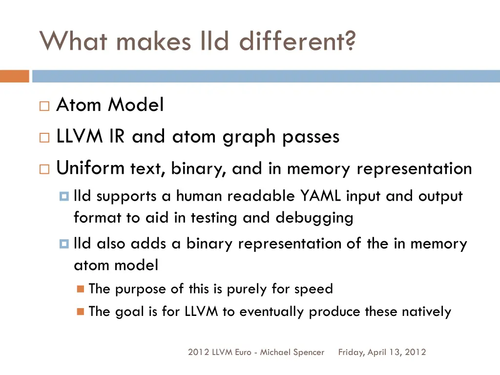 what makes lld different 3