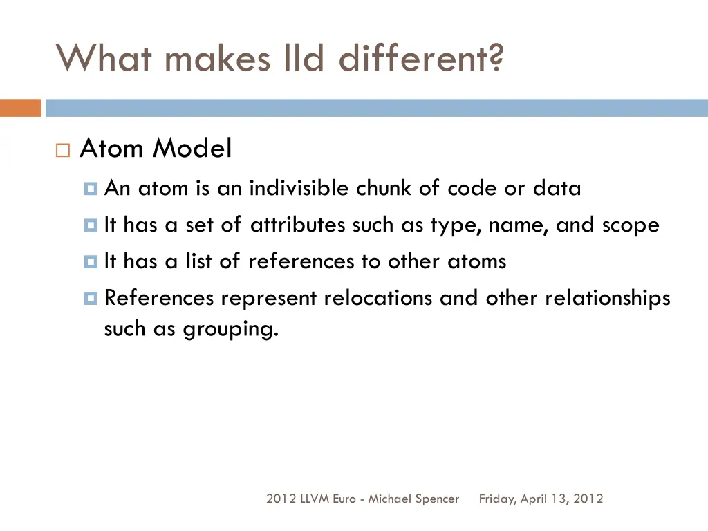 what makes lld different