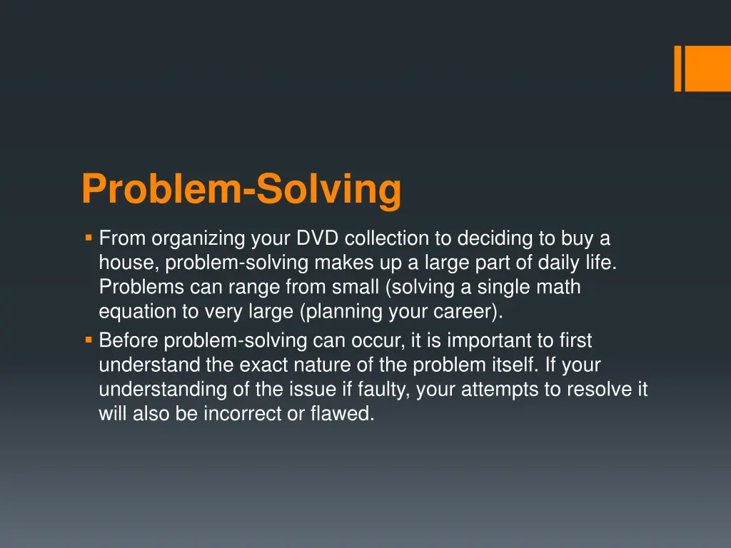 problem solving 1