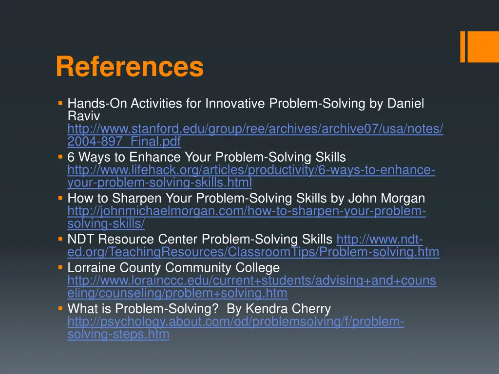 references