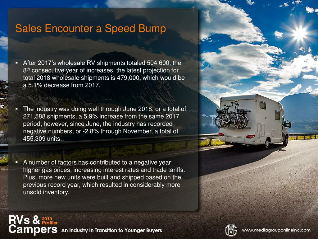 sales encounter a speed bump