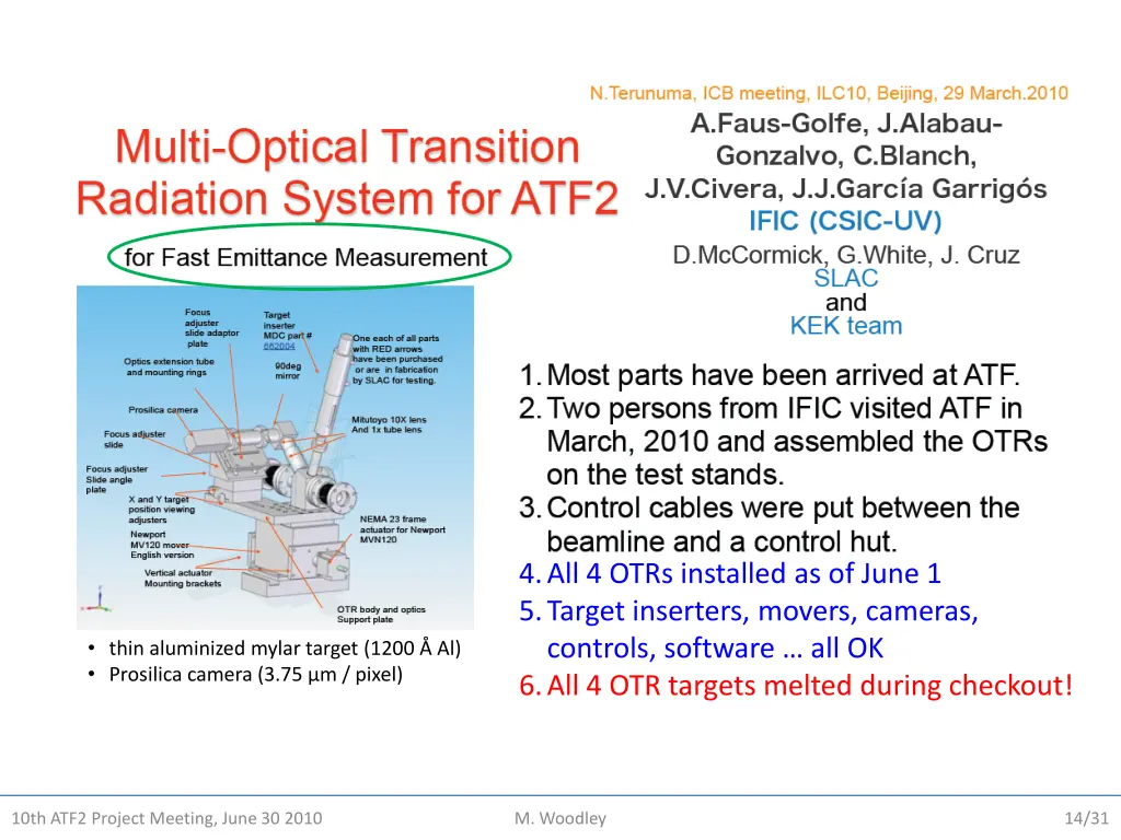 4 all 4 otrs installed as of june 1 5 target