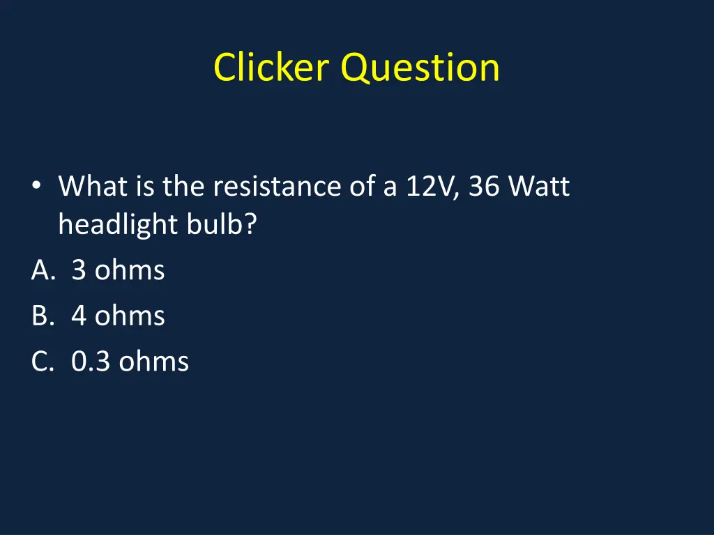 clicker question