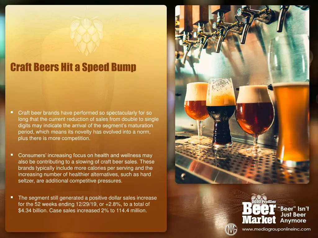 craft beers hit a speed bump