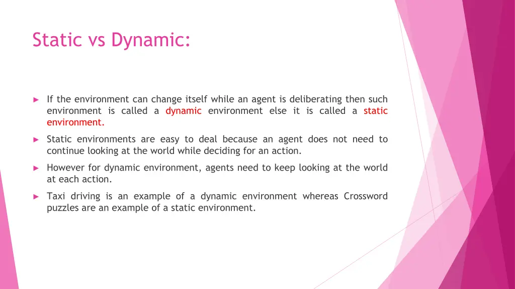 static vs dynamic