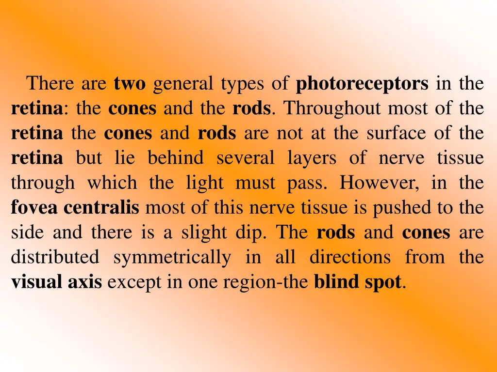 there are two general types of photoreceptors