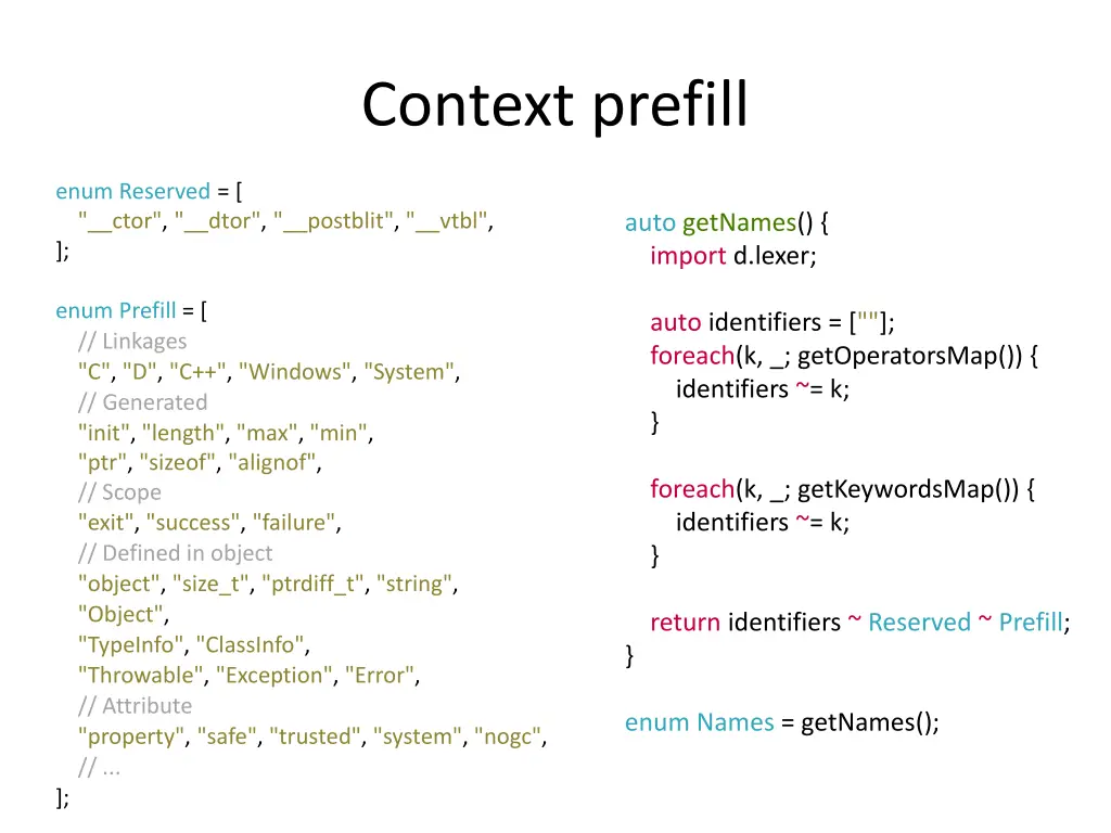 context prefill 1