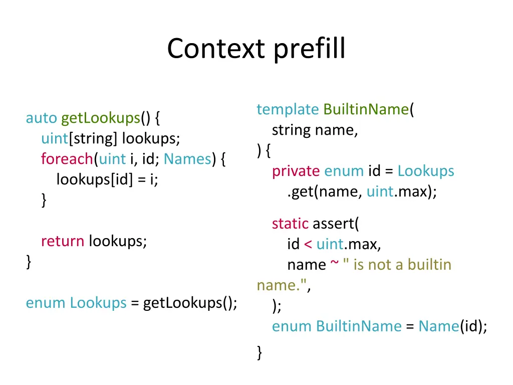 context prefill 2