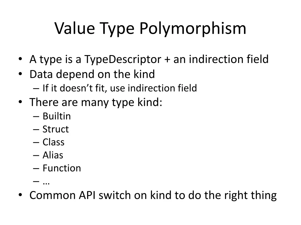 value type polymorphism 3