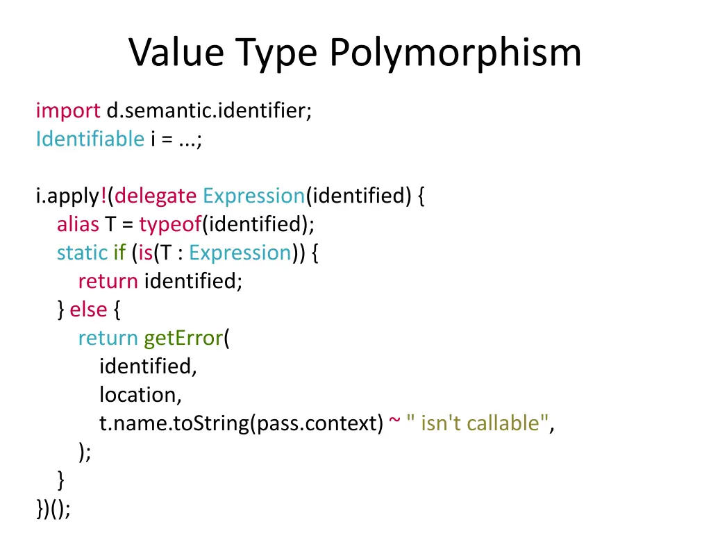 value type polymorphism 7