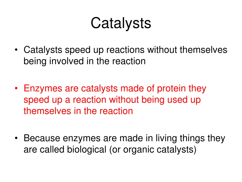 catalysts