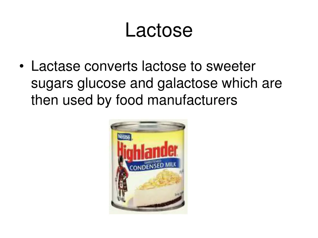 lactose