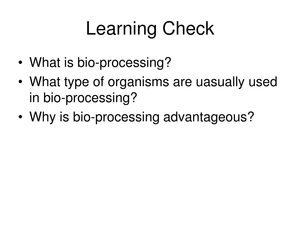 learning check 7