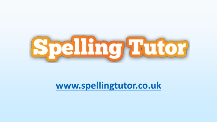 www spellingtutor co uk