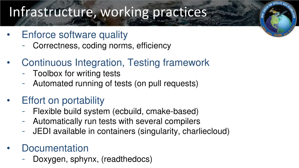 infrastructure working practices 1