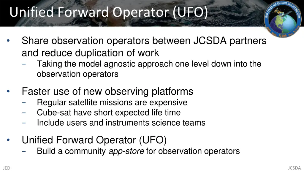 unified forward operator ufo