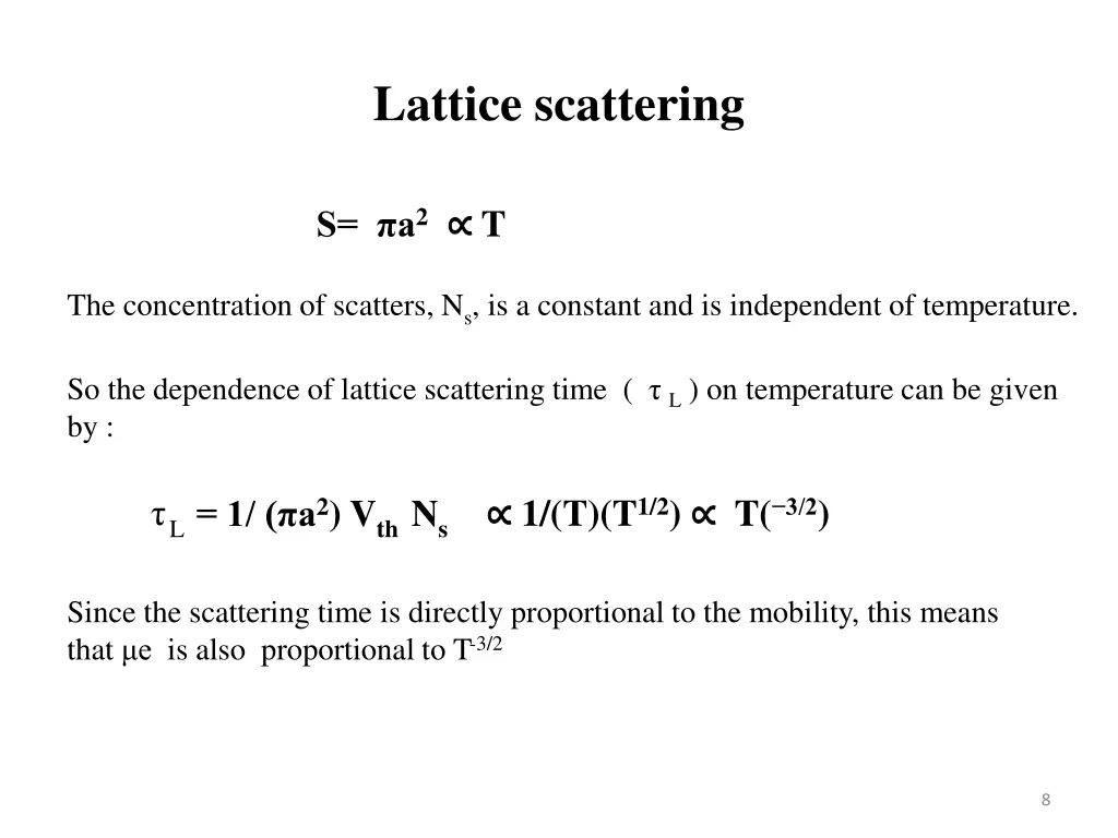 lattice scattering 1