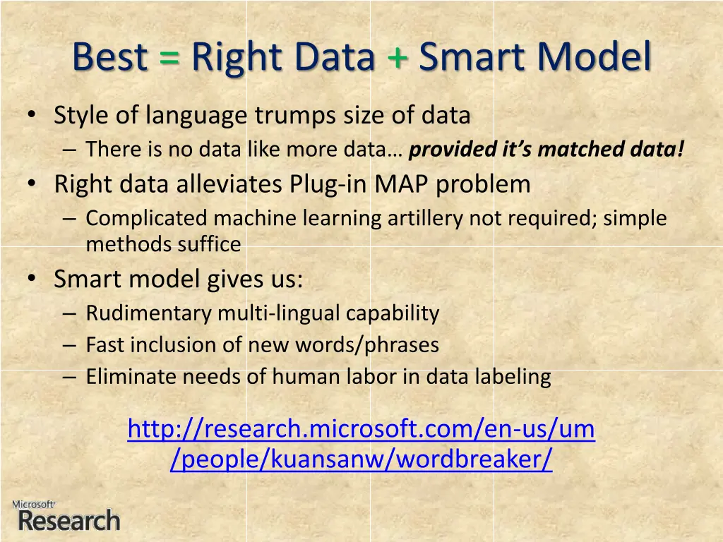 best right data smart model